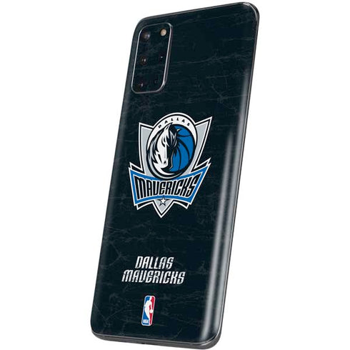 NBA Dallas Mavericks Black Primary Logo Galaxy S20 Plus Skin